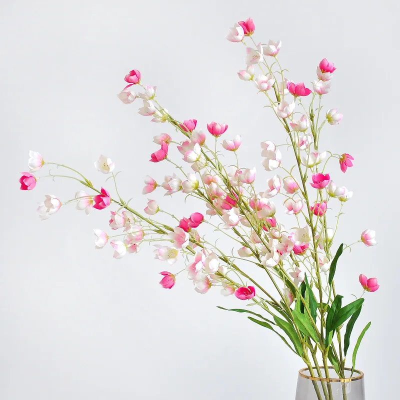 Sustainable Living Guide - 95 ซม.2 Forked Bell Orchid ประดิษฐ์ดอกไม้ห้องนั่งเล่นตกแต่งงานแต่งงานท่องเที่ยว