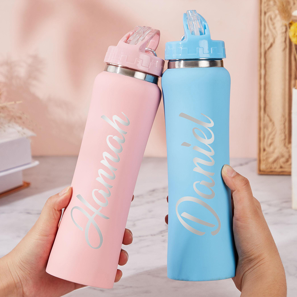 ขวดน้ำสแตนเลสสตีลพร้อมฝาปิดแบบ - Stainless Steel Straw บทวิจารณ์และราคา